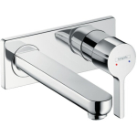 Смеситель для раковины настенный, излив 225мм Hansgrohe Metris S 31163000 хром. Фото