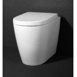 Чаша приставного унитаза безободкового BELBAGNO Marino P-trap BB105CBR. Фото