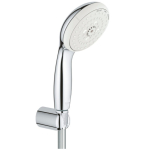 GROHE 27849001 Tempesta New 100 Душевой набор III (круглый ручной душ, настенный держатель, шланг 1750 мм), хром GROHE 27849001 Tempesta New 100 Душевой набор III (круглый ручной душ, настенный держатель, шланг 1750 мм), хром. Фото