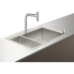 Кухонная мойка с встроенным смесителем Hansgrohe C71-F655-09 75x50 43206000. Фото