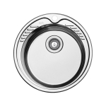 Мойка с сифоном арт. S11UPS0i84 нерж. сталь шелк D510 Suno S IDDIS SUN51S0i77S. Фото