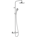 Душевая система Showerpipe 200 1jet с термостатом Hansgrohe Vernis Blend 26276000, хром Душевая система Showerpipe 200 1jet с термостатом Hansgrohe Vernis Blend 26276000, хром. Фото
