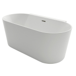 Ванна акриловая Azario MEDFORD 1700х800х580 пристенная, в комплекте с сифоном и металлической рамой MED17080. Фото