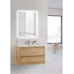 Тумба под раковину подвесная BELBAGNO KRAFT 39-800/390-2C-SO-RNN Rovere Nebrasca Nature. Фото