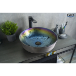 Раковина накладная GID D1315h107 41х41 53332 Цветной Раковина накладная GID D1315h107 41х41 53332 Цветной. Фото