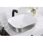 Раковина накладная GID D1302h131 50х40 53323 Белый / Хром Раковина накладная GID D1302h131 50х40 53323 Белый / Хром. Фото