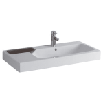 Раковина GEBERIT Icon 90x48 124195000 полка слева Раковина GEBERIT Icon 90x48 124195000 полка слева. Фото