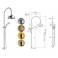 Душевая колонна NICOLAZZI Classic Shower 5712WS.GB20. Фото