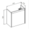 Тумба под раковину подвесная левосторонняя BELBAGNO KRAFT MINI-500/260-1A-SO-BO-L Bianco Opaco. Фото