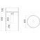 Раковина NS BATH NSF-4586G (глянцевая) 45х45. Фото