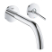 GROHE 19918003 Atrio New Joy Смеситель для раковины на 2 отверстия, настенный монтаж, вынос 221 мм, размер S (без встроенной части, комплект верхней монтажной части для 23 429 000). Фото