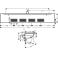 Верхний душ Hansgrohe Rainfinity 26243000. Фото