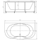 Ванна АКВАТЕК Мелисса 180х95 без гидромассажа. Фото