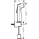 29234000 HANSGROHE  гигиенический ручной душ 1jet S со шлангом 125 см и держателем. Фото