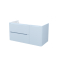 Тумба подвесная 100 см голубой Edifice IDDIS EDI10B0i95  подходит умыв. 0101000i28. Фото