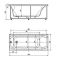 Ванна АКВАТЕК Альфа 170х70 с гидромассажем. Фото