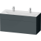 База под раковину подвесная 120 см, 3 ящика, графит матовый AM.PM Inspire 2.0 M50AFHX1203GM. Фото